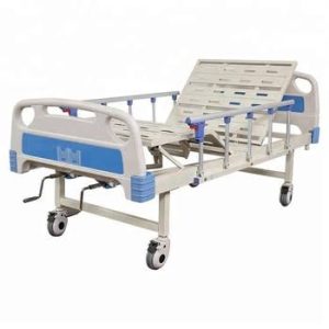 double crank hospital bed