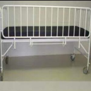 adult cot bed (1980 x 915mm has drop down cot sides, on 2 locking castors)