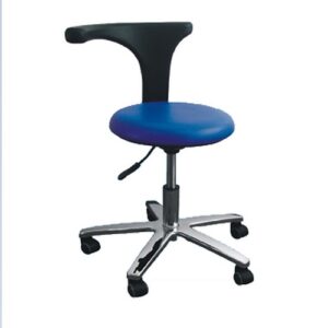 backrest lever mobile stool